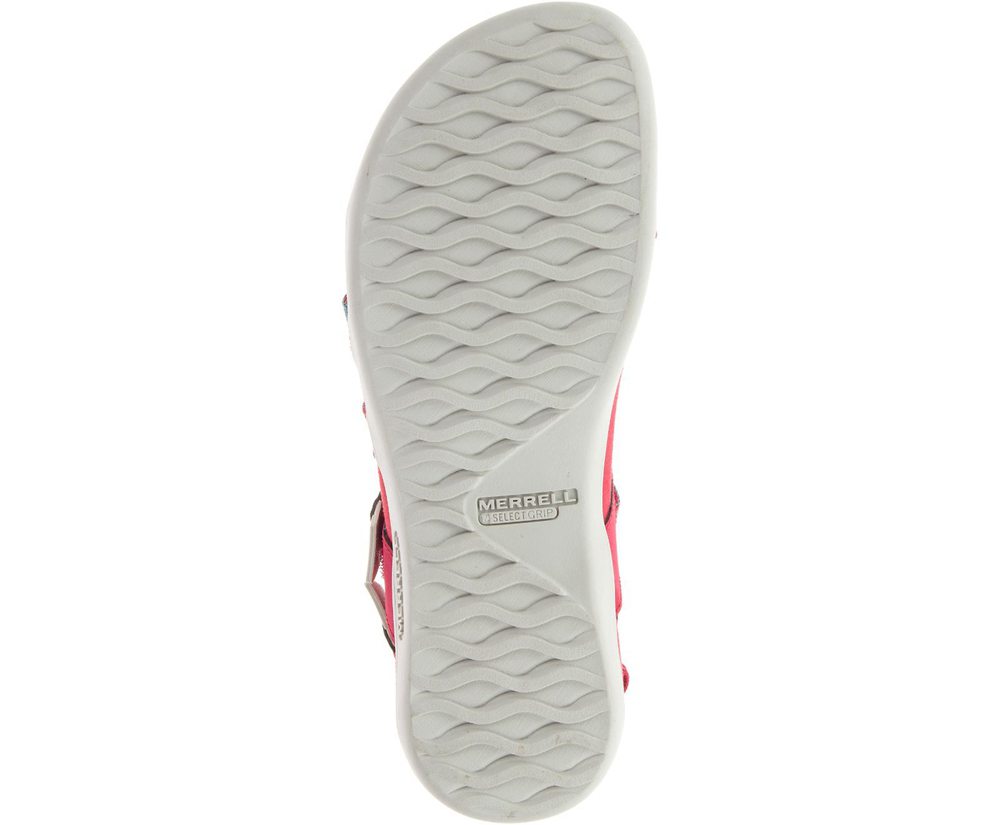 Merrell Sandals Red - District Mendi Backstrap - Womens 94VWXPRUY